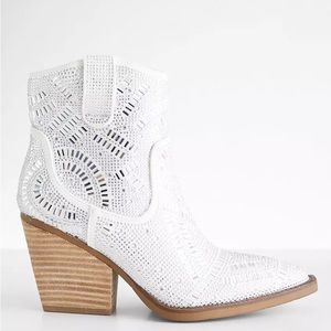 Rhinestone Western Ankle Boot